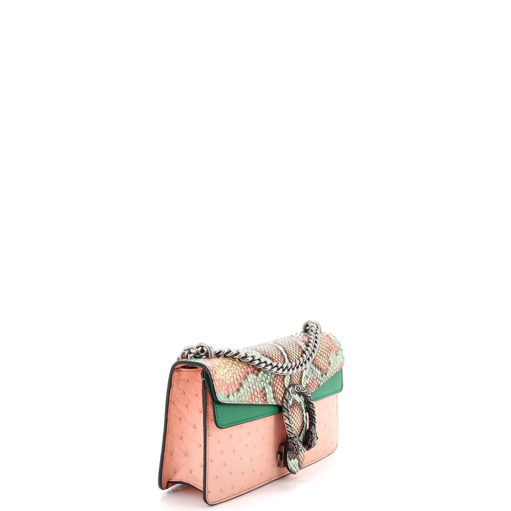 Gucci Small Dionysus Bag Python with Ostrich and … - image 2
